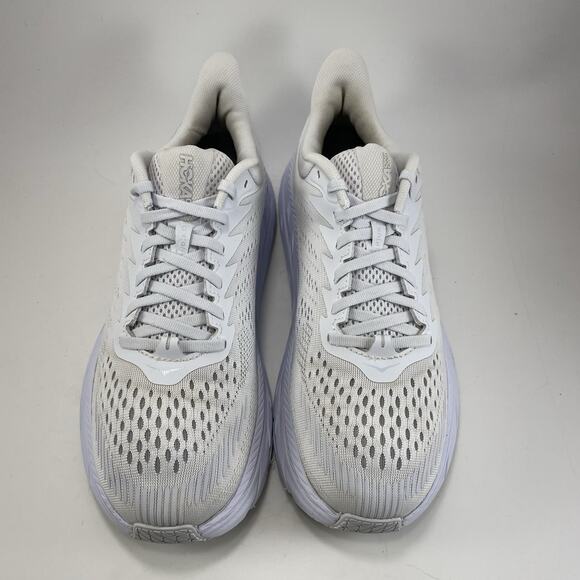 Hoka One One Clifton 7 Running Shoes Womens Size 9 White Athletic Sneakers - Picture 11 of 11